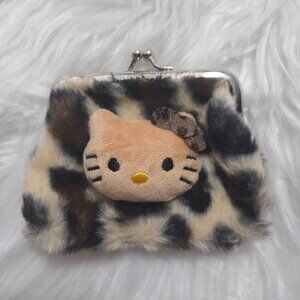 Hello Kitty Leopard Print Coin Purse